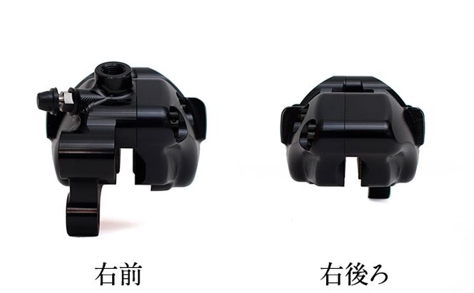 GALE SPEED エラボレート・フロント4Pキャリバー(アキシャル40mm) 右/SCMボルト仕様 ブラック バイク オートバイ パーツ 右キャリパー 