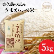 令和7年産奥久慈の恵みうまかっぺ米（コシヒカリ） 5kg｜茨城県 大子町 お米 白米 精米 ブランド米 銘柄米 食味値 ふっくら もちもち（AH002-2）