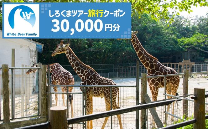【沖縄市】しろくまツアーで利用可能なWEB旅行クーポン (3万円分) 沖縄旅行 観光 ツアー トラベルクーポン 電子クーポン 30000円 沖縄市 / 株式会社ホワイト・ベアーファミリー[BCAV004]