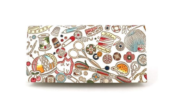 【文庫屋大関】束入れ ソーイング【皮革工芸品】 財布 お札 お札入れ 長財布 カード 小銭 牛革 手作り 日本製 墨田区 東京都