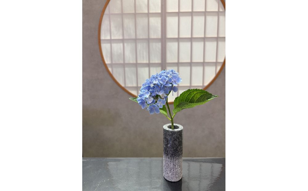 庵治石 花瓶 COLUMN straight 372013