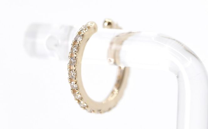 0.2ct 10金 イヤーカフ イエローゴールド 管理番号RTJ-019 246-001-YG