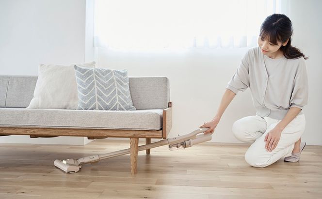 充電式サイクロンスティッククリーナー SCD-124P-HC グレージュ 掃除機 コードレス MagiCaleena マジカリーナ アイリスオーヤマ クリーナー サイクロン 軽量 スタンド 軽い 充電スタンド 充電式 掃除 家電 ギフト おすすめ 人気 アイリス