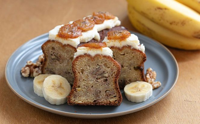 米粉 の バナナ ケーキ 糸島市 / round coffee お菓子 洋菓子[AQQ009]