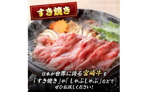 宮崎牛 焼きしゃぶ 3種 計1.1kg 【 肉 牛 牛肉 国産 黒毛和牛 宮崎牛 すき焼き しゃぶしゃぶ 焼きしゃぶ カタロース モモ ウデ 】 [D00604]