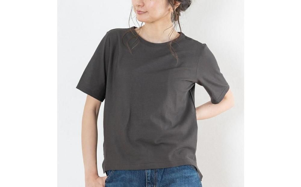 レディースカットソー 半袖 モカチャコール L 312011_CS002VC07