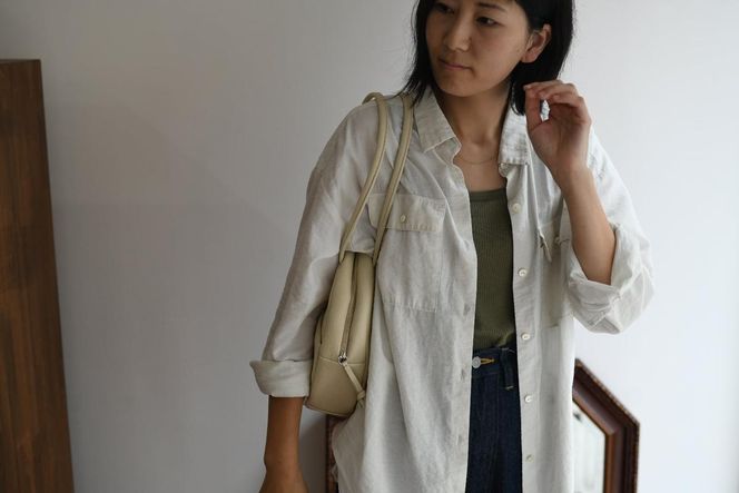 【horii.】 ラウンドバッグ "ソフト アドレ" Soft Adore（66-22）PAGOT 本革 レザーバッグ レディースバッグ ショルダー ポシェット 受注生産