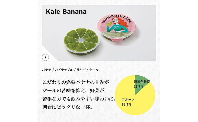 スムージーキューブ/10パックセット/GreenSet