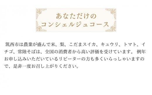 筑西市厳選！ とっておきのお礼の品  あなただけの コンシェルジュ 50万円 コース オーダーメイド サービス [ZZ020ci]