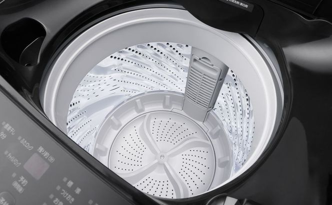 洗濯機 全自動洗濯機 6.0kg IAW-T606-B ブラック アイリスオーヤマ 縦型 縦型洗濯機 小型 コンパクト 上開き 予約タイマー チャイルドロック 新生活 一人暮らし