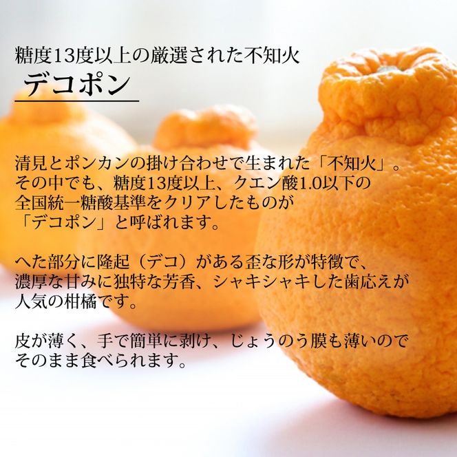 DN6012n_【2027年先行予約】和歌山県産 AQ デコポン 5kg 秀品 (12～24玉)