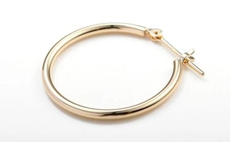 K18 フープピアス　1.5×20　111641 SWAE042