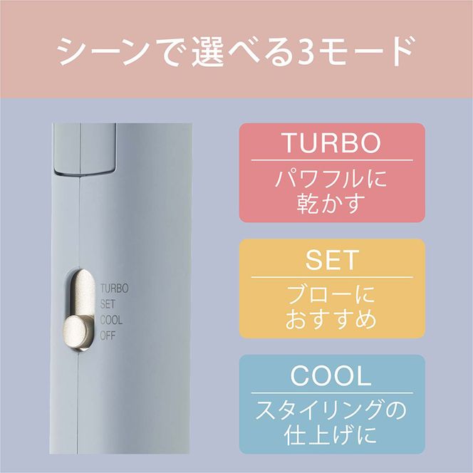 アイリスオーヤマ ドライヤー HDR-M201-A ブルー ミコラ MiCOLA イオンドライヤー マイナスイオン 大風量 速乾 ヘア ヘアケア 折りたたみ 持ち運び 軽量 電化製品 家電 宮城 宮城県 大河原 大河原町