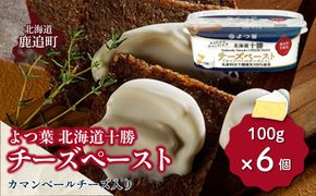 よつ葉北海道十勝　チーズペースト《カマンベールチーズ入り》6個入り SKA060