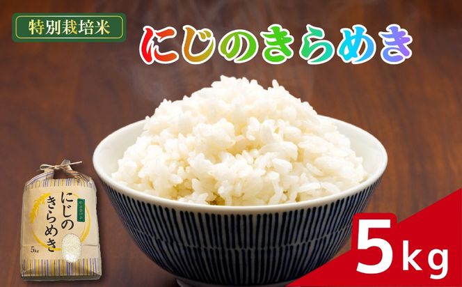 米 にじのきらめき 5kg 農家直送 特別栽培米 精米 令和7年度産 お米 新生活 贈り物 人気米 ご飯 白米 コメ 贈答 静岡県 藤枝市