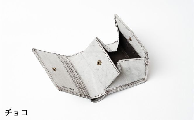 財布 二つ折り Coprire (コプリーレ) ゴースト レディース 二つ折り財布 レザー 革 本革 牛革 革製品 牛革財布 レザー財布 レディース財布 折りたたみ財布 お財布 小銭入れが大きく開く 日本製 東京都 墨田区