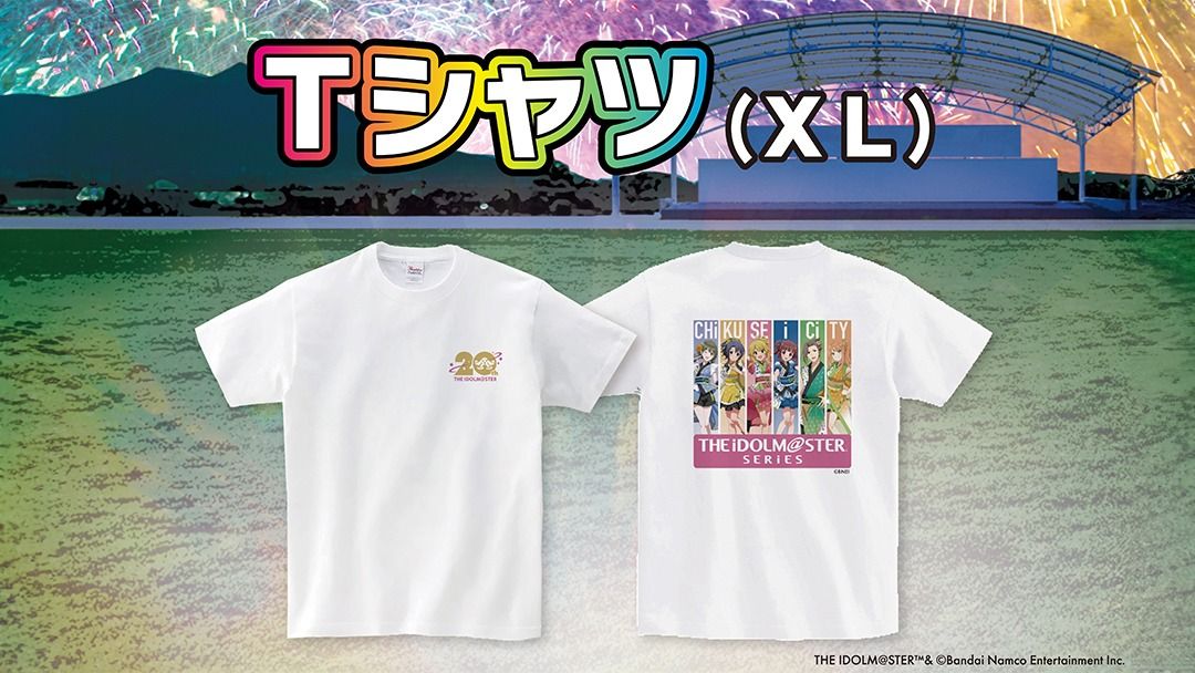 『 アイドルマスター 』シリーズ オリジナル コラボTシャツ XLサイズ アイマス Tシャツ ゲーム [ZZ034ci]