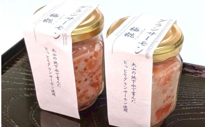 国産 グランサーモン塩辛「極糀」 2本 サーモン×麹×いくら 無添加 仕上げ