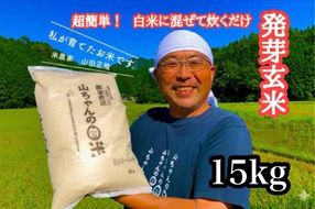 539. 農家直送『山ちゃんの発芽玄米』15kg