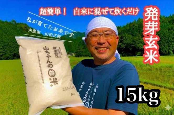 539. 農家直送『山ちゃんの発芽玄米』15kg