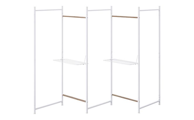 物干し 室内 折りたたみ 洗濯物干し 物干しスタンド OTM-250R ホワイト アイリスオーヤマ 大容量 おしゃれ コンパクト スリム 部屋干し 洗濯 折りたたみ物干し5連 