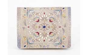 【文庫屋大関】箱まち小銭入れ　夢幻のタピ【皮革工芸品】 ファッション小物 財布 民芸品 