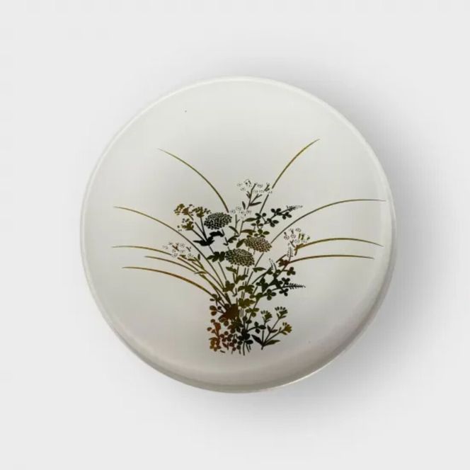 丸小皿 秋草 純白 ［NF156］ 303446_CU90073VC03