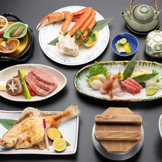 にかほ温泉 旅館いちゑ Ichigo「露天風呂付客室 一泊二食ペア宿泊券（全日プラン）」5月～12月宿泊