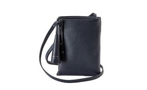 豊岡鞄 Shokolatt ショルダーポーチ 2層式 大 （ネイビー）