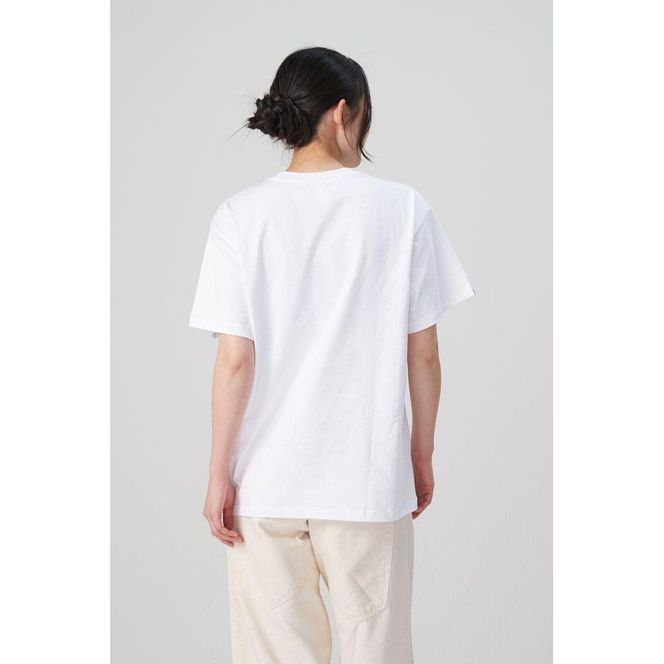 【数量限定】リライブシャツプレミアム/コットン/ロゴ有/ホワイト（Lサイズ）【ファッション 服 Tシャツ カットソー 衣料 トップス 女 男 スポーツ ゴルフ ウェア アウトドア 仙台市 リラックス カジュアル シンプル トレンド 春 夏 秋 冬 メンズ レディース ユニセックス】 041009_ES001VC04