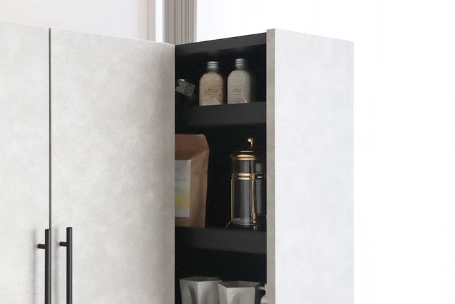 【東馬家具】モルタ隙間収納25H18 CR【キッチン リビング 隙間収納 国産 シンプル ふるさと納税】(H060691)