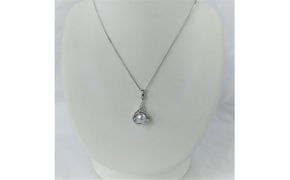 10-66伊勢志摩あこや本真珠ペンダント(ナチュラルバロック)R