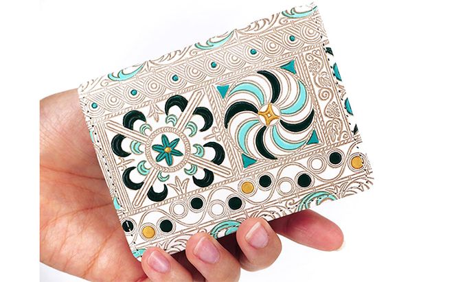 箱まち 小銭入れ 錦紗 緑 文庫屋大関 コインケース ボックスコインケース 財布 おさいふ ウォレット 革製品 革小物 ファッション小物 小物入れ 日用品 雑貨 東京 東京都 墨田区