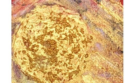 富士山溶岩パワーアート「令和開運黄金空の赤富士」