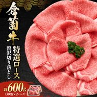 倉薗牛特選ロース贅沢切り落とし 600g (倉薗牛 宮崎牛 黒毛和牛 和牛 牛肉 国産牛 ブランド牛 特選ロース ロース肉 牛ロース 牛肉切り落とし)