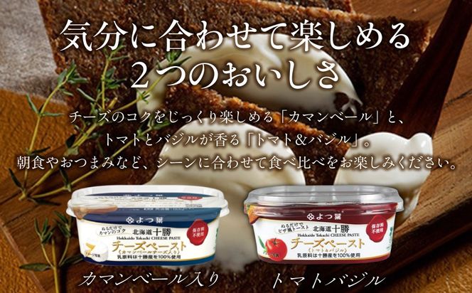 よつ葉北海道十勝　チーズペースト2種セット 2種類各3個 計6個 SKA062