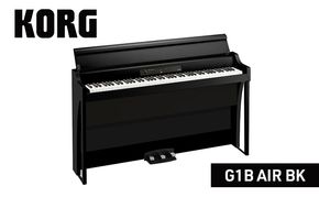 KORG G1B AIR BK　ピアノ 電子ピアノ デジタルピアノ 電子楽器 日本製 RH3鍵盤 Bluetooth対応 88鍵盤 ブラック