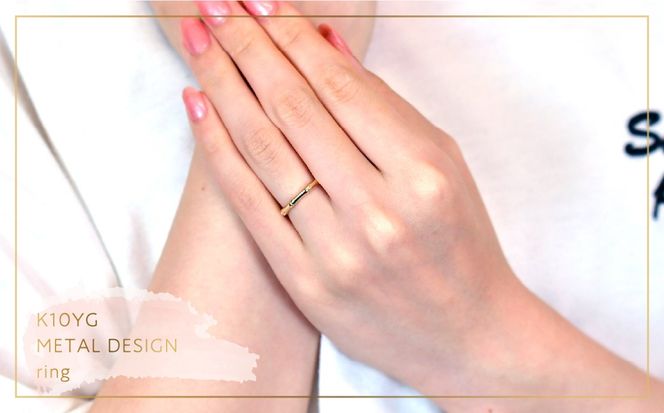 【2026年1月1日から価格変更予定】K10　イエローゴールド　メタルデザイン　バンブーリング　 管理番号454327 218-172