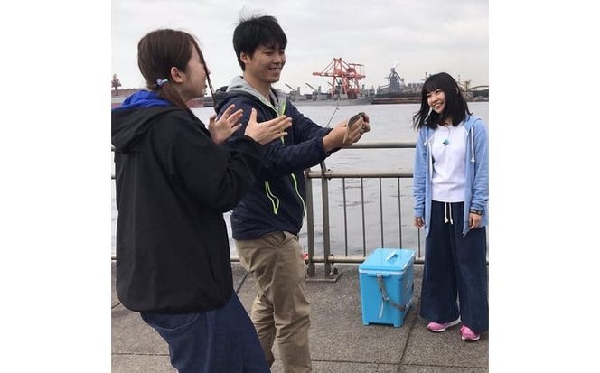 東扇島西公園 手ぶらで釣り体験！