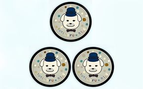 チタン製デザインプレート『雪丸』　３枚組 雑貨 日用品 