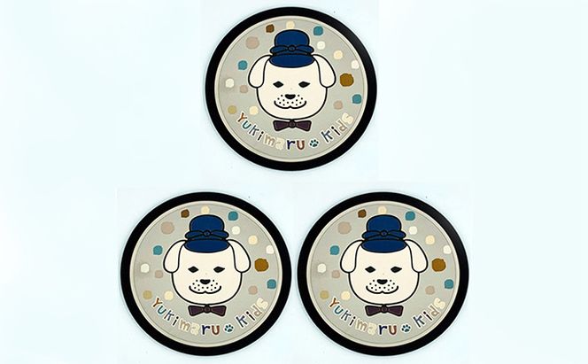 チタン製デザインプレート『雪丸』　３枚組 雑貨 日用品 