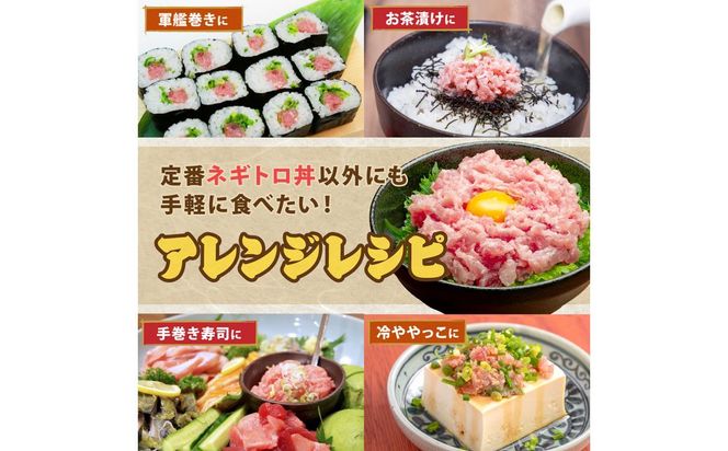 まぐろたたき ネギトロ(100g×10P)【魚住商店】_HA1975 まぐろ ねぎとろ 丼 おつまみ 国産 おかず 福岡県宗像市 宗像市 福岡 宗像