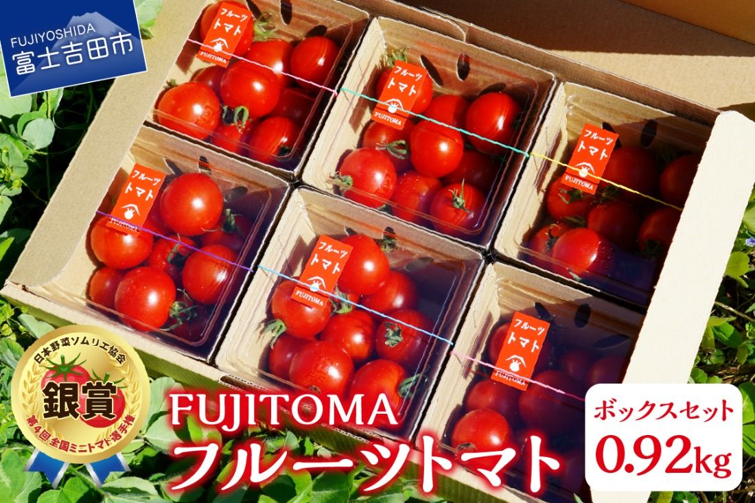 フルーツトマト「FUJITOMA」ボックスセット ミニトマトトマト 野菜 フルーツトマト 高糖度 山梨 富士吉田