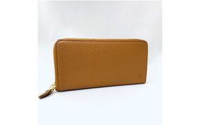 長財布 IKI HOKUSAI キャメル メンズ メンズ財布 本革 革 レザー 日本製 財布 ラウンドファスナー 和風 レディース レディース財布 東京 東京都 墨田区