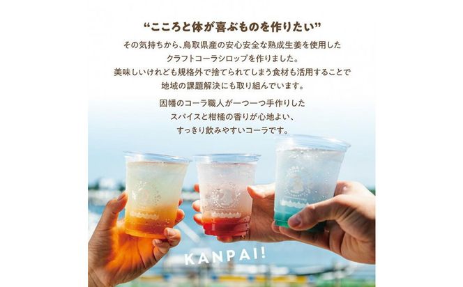 因幡コーラシロップAセット(ジンジャー・レッドベリー) 312011_EY001