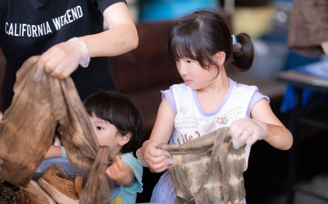 エコバッグの柿渋染め体験  [No.1096]