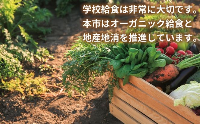 ON0054 【返礼品なし】SDGs持続可能な食の環境づくり！オーガニック給食と地産地消 推進応援寄附（大阪府泉佐野市）