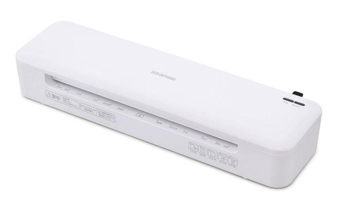 ラミネーター 高速起動ラミネーターA3 2本ローラー HSL-A322-W ホワイト アイリスオーヤマ A3 A4 高速起動 2本 高速 a3 a4 100μm 150μm 75μmラミネート 名刺 はがき カードメニュー 家庭用 コンパクト 簡単操作 オートオフ機能