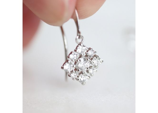 PT　ダイヤモンドピアス　S-5744   ピアス ダイヤモンド PT950 プラチナ 山梨 富士吉田