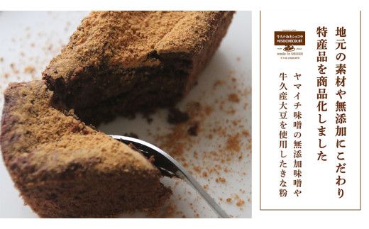 牛久の みそショコラ ( 55g x 5個 ) 洋菓子 ケーキ 焼き菓子 お菓子 味噌 スイーツ チョコレートケーキ チョコケーキ チョコレート [AN006us]